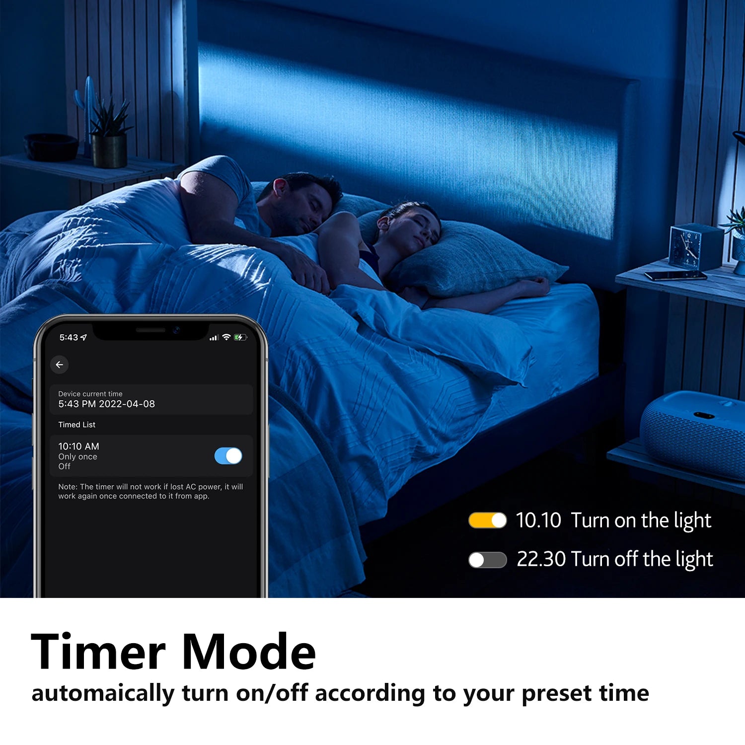 Okos WiFi mennyezeti LED lámpa 30W/48W RGBCW hangvezérléssel - Otthoni szoba dekoráció Google Alexa-val