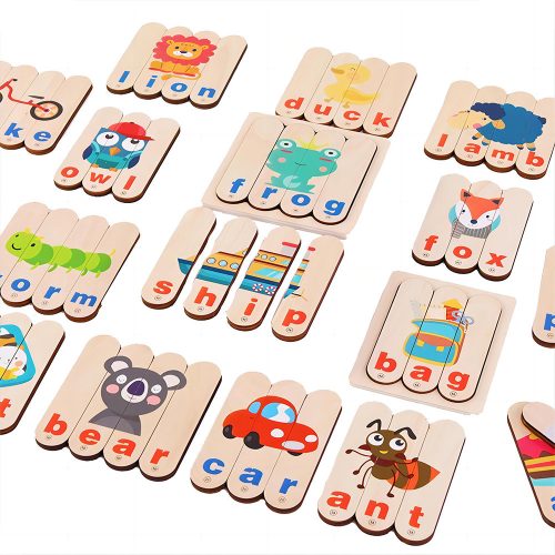 Angol tanuló puzzle oktató játék