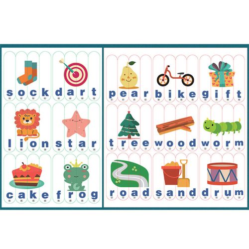 Angol tanuló puzzle oktató játék