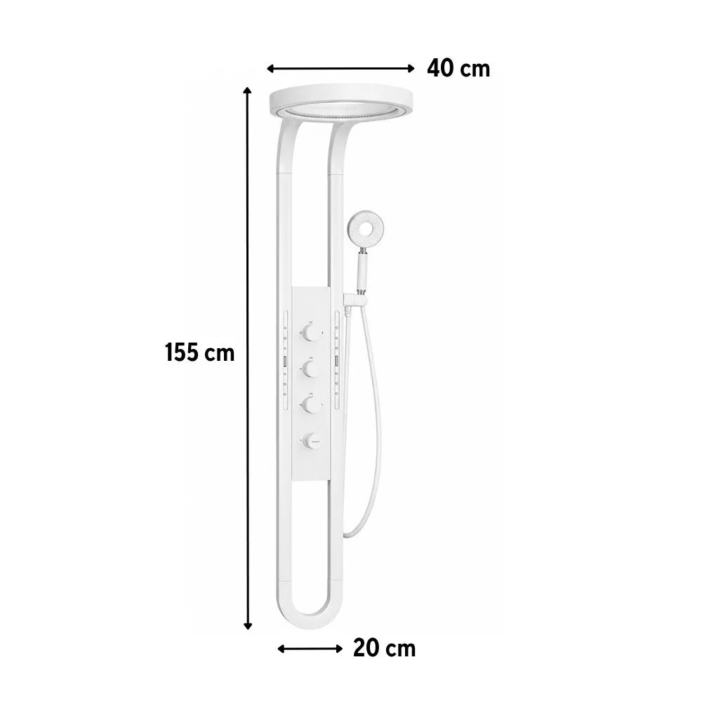 Aquajet hidromasszázs zuhanypanel