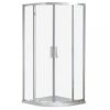 Aquarius 80x80 cm íves zuhanykabin zuhanytálca nélkül Easy clean bevonattal