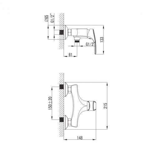 Bellini zuhany csaptelep