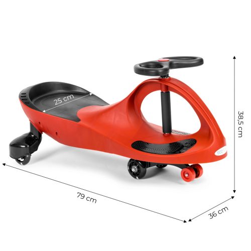 Bobo Car jármű LED kerekek piros