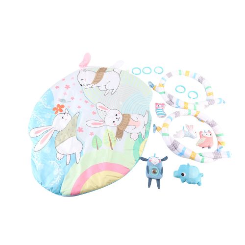 Játszószőnyeg játékhíddal, mozgó fülekkel