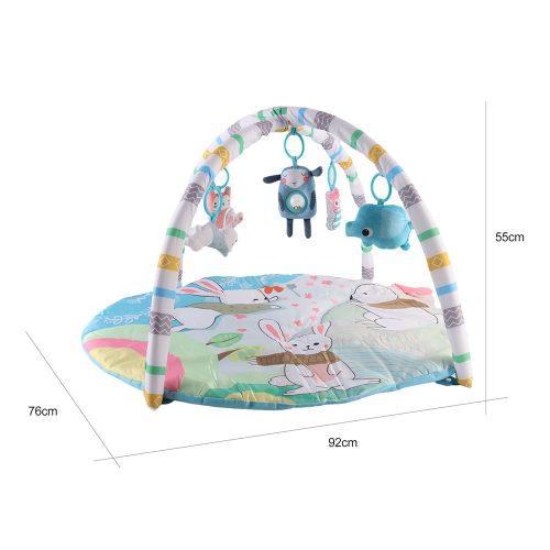 Játszószőnyeg játékhíddal, mozgó fülekkel