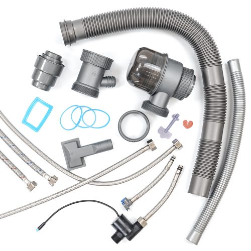 Catania multifunkciós rozsdamentes mosogató digitális csapteleppel