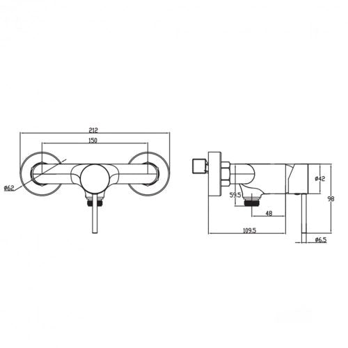 Comino zuhany csaptelep