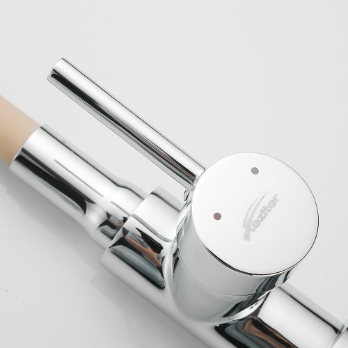 Corin álló mosogató csaptelep flexibilis kifolyócsővel, bézs