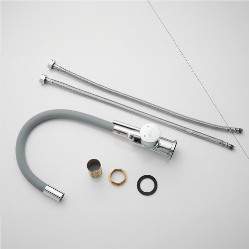 Corin álló mosogató csaptelep flexibilis kifolyócsővel – szürke