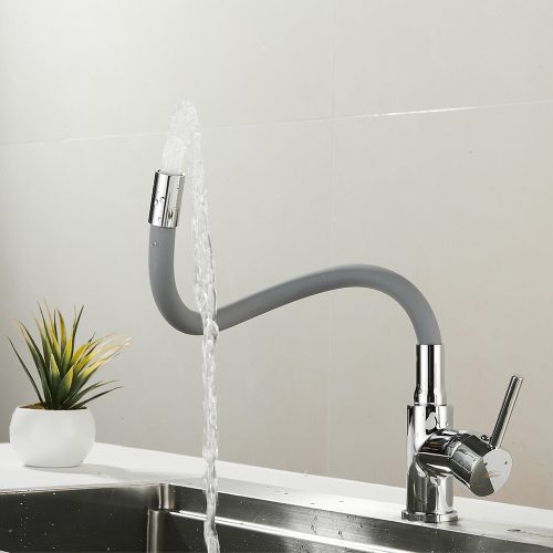 Corin álló mosogató csaptelep flexibilis kifolyócsővel – szürke