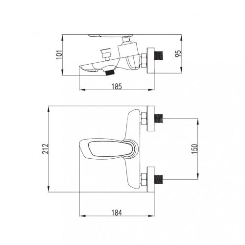 Diablo kád csaptelep