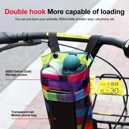 Easystow kerékpár táska kormányra, többszínű