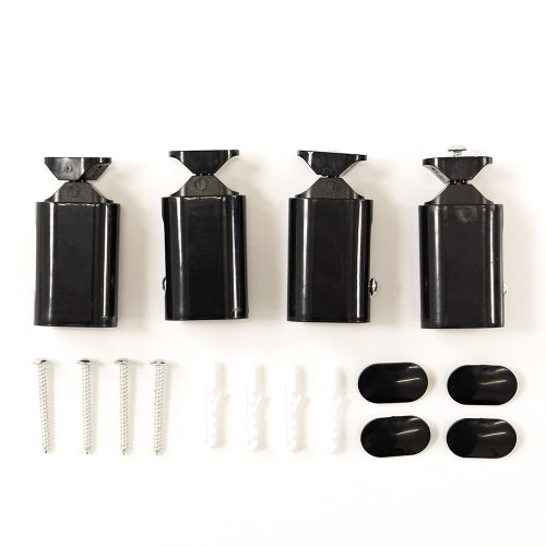 Elektromos törölközőszárító radiátor 500W fekete