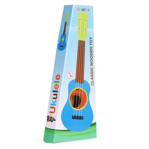 Fa Ukulele Gitár Gyerekeknek, 4 Nylon húr barna