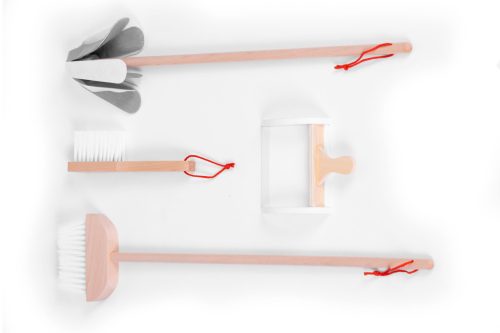 Fa gyerek takarítókészlet bézs