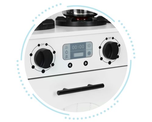 Fa gyerekkonyha, sütő, mikrohullámú sütő égők, kiegészítők