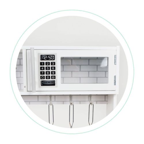 Fa gyerekkonyha fényekkel edényekkel