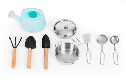 Fa kültéri gyerekkonyha kiegészítőkkel