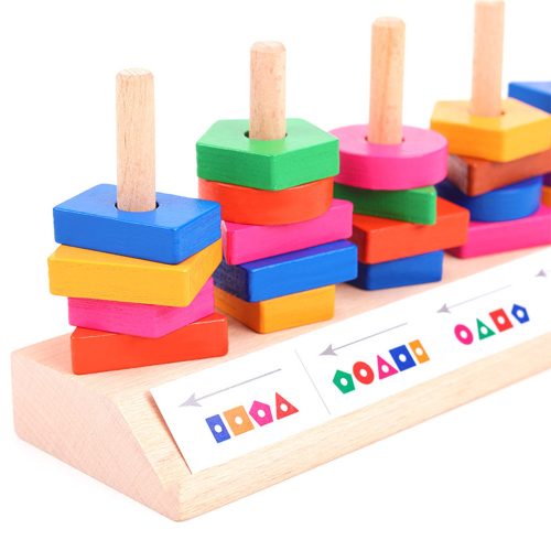 Formaválogató Montessori fajáték