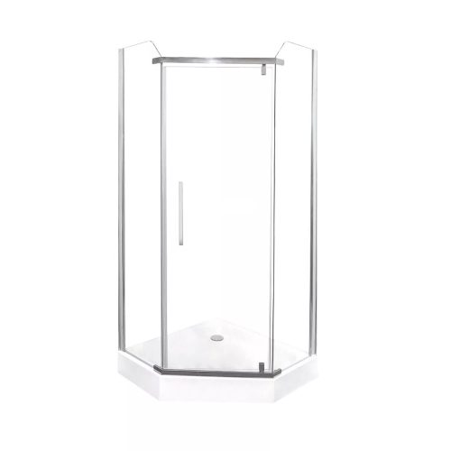 Glasgow 90x90 cm szögletes zuhanykabin zuhanytálca nélkül