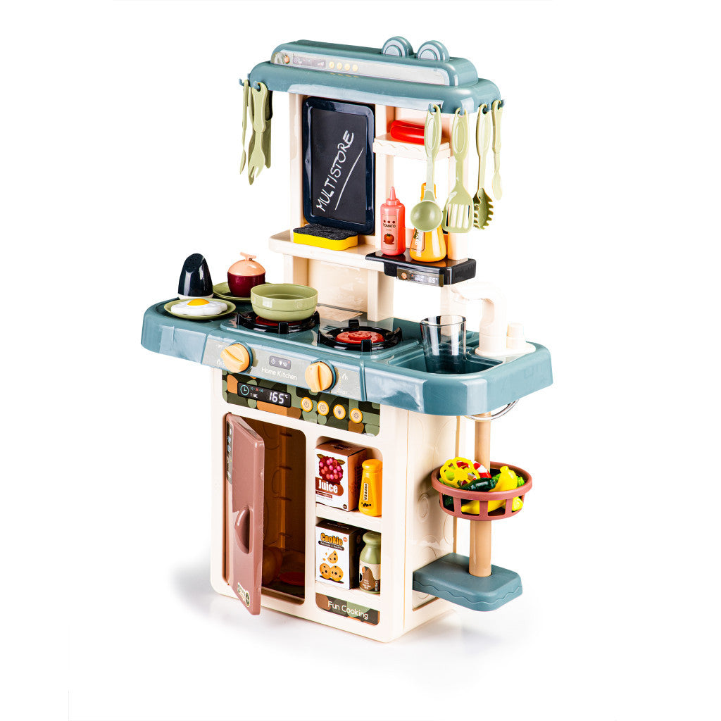 Gyerekkonyhai hangokat adó LED-es vízgőzfejlesztő