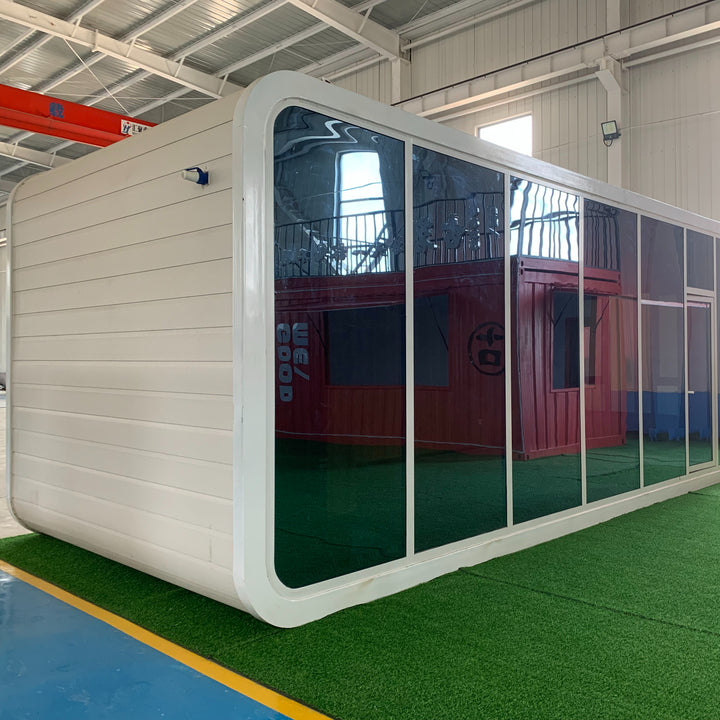 Economic Movable Prefab Prefabricated Capsule Hotel Apple Cabin Container House