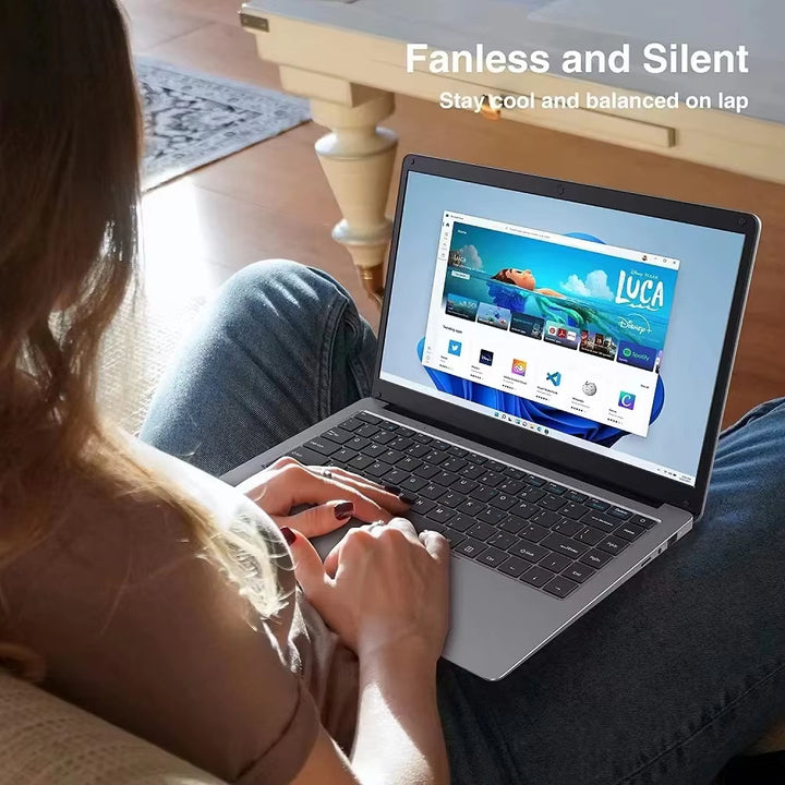 14 Inch TN Panel Laptop for Students Ultra Mini Portable PC Computer for School Use