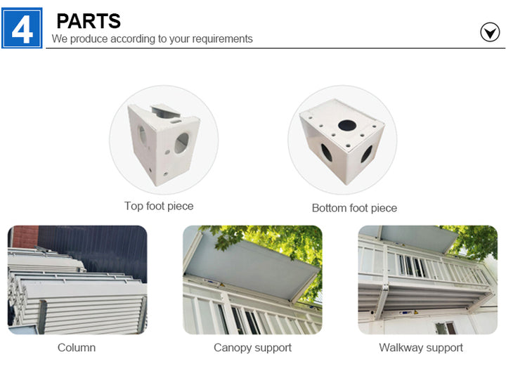 Low Cost Prefabricated Sandwich Panel Outdoor Public Easy Fast Assembly Modern Prefab Mobile Portable for Sale