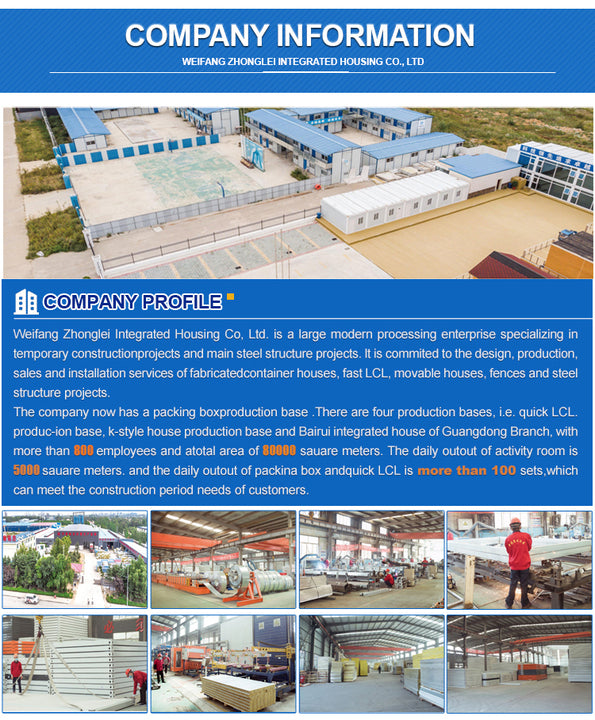 Low Cost Prefabricated Sandwich Panel Outdoor Public Easy Fast Assembly Modern Prefab Mobile Portable for Sale