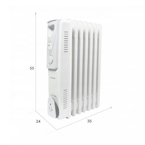 HH-1001 7 tagos olajradiátor 600W/900W/1500W