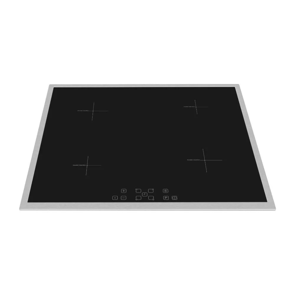 HOMEFORT HFBI64T2B Beépíthető Indukciós főzőlap Fém keretes,7400 W,Érintőszenzoros,Gyerekzár