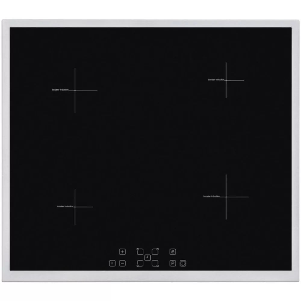 HOMEFORT HFBI64T2B Beépíthető Indukciós főzőlap Fém keretes,7400 W,Érintőszenzoros,Gyerekzár