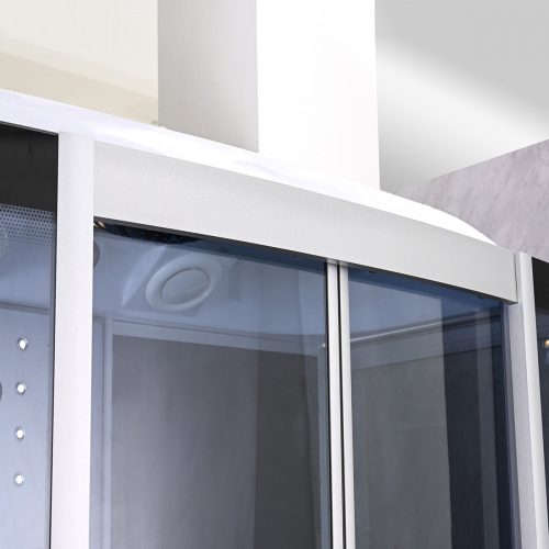 Emilia 85x135 cm hidromasszázskabinkabin elektronikával Black