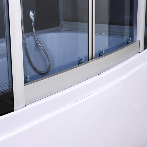 Emilia 85x135 cm hidromasszázskabinkabin elektronikával Black