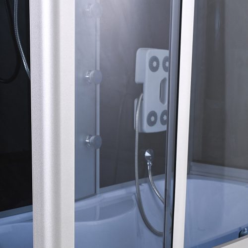 Emilia 85x135 cm hidromasszázskabinkabin elektronikával Black