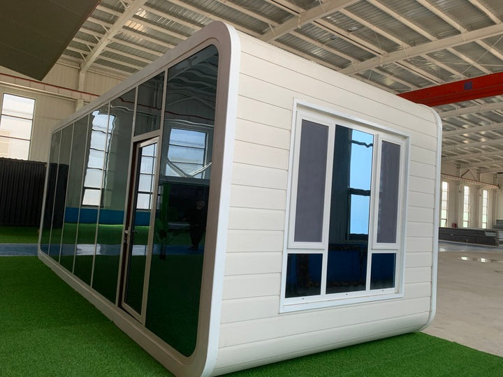 Economic Movable Prefab Prefabricated Capsule Hotel Apple Cabin Container House
