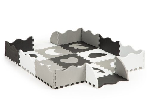 Habszivacs puzzle szőnyeg kerítéssel 25 darabos