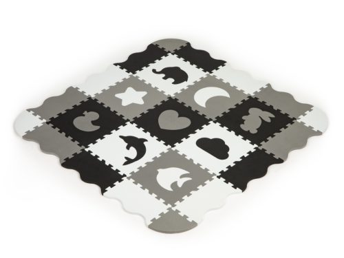 Habszivacs puzzle szőnyeg kerítéssel 25 darabos