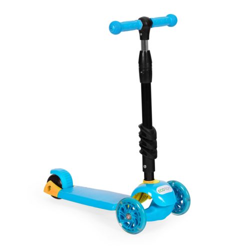 Háromkerekű roller Led kerekekkel 3 az 1-ben kék
