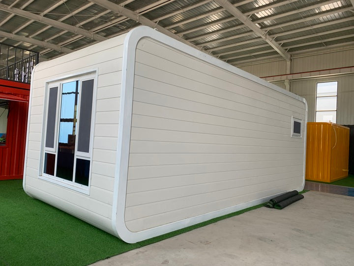 Economic Movable Prefab Prefabricated Capsule Hotel Apple Cabin Container House