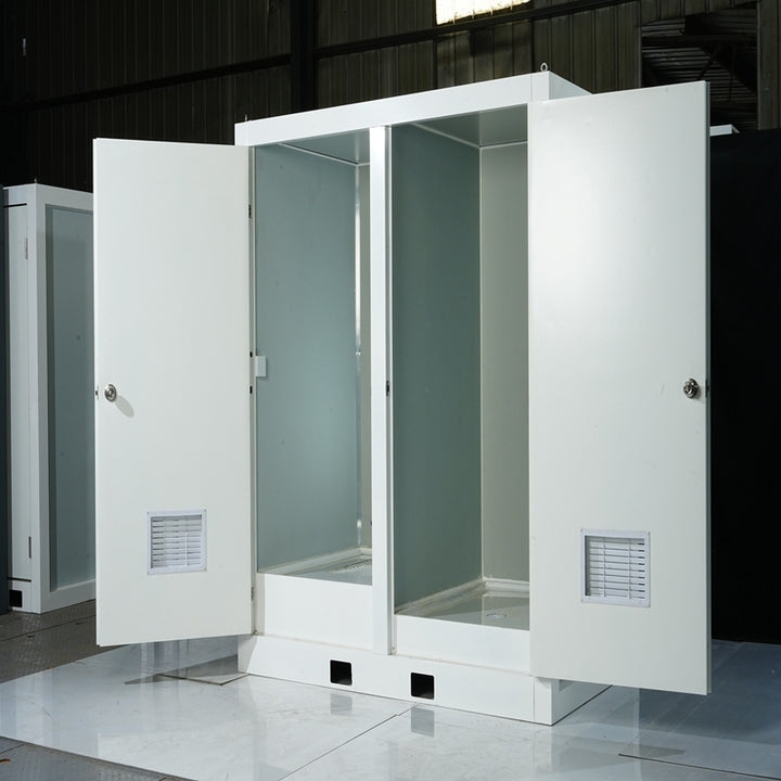 Outdoor Customized Toilet Plastic Prefab Toilet White Double Toilet With for Stadium