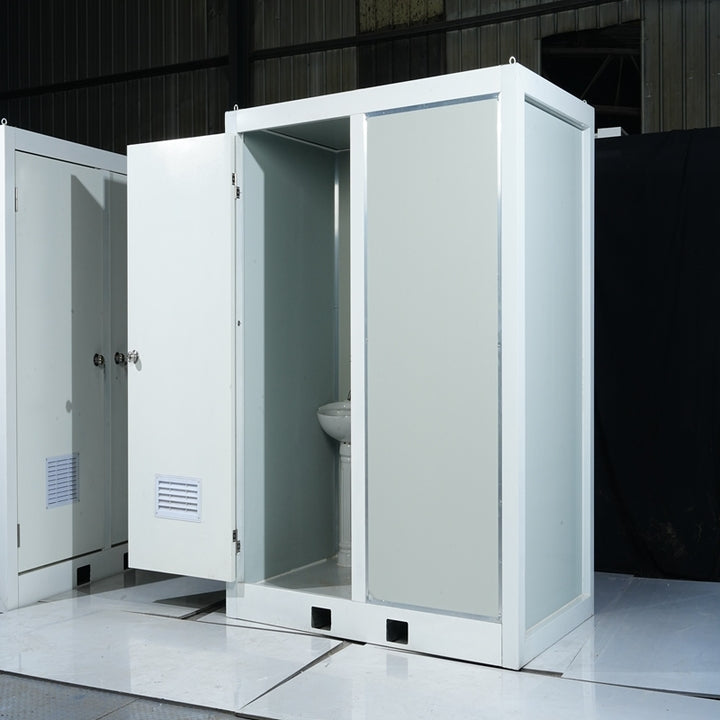 Outdoor Customized Toilet Plastic Prefab Toilet White Double Toilet With for Stadium