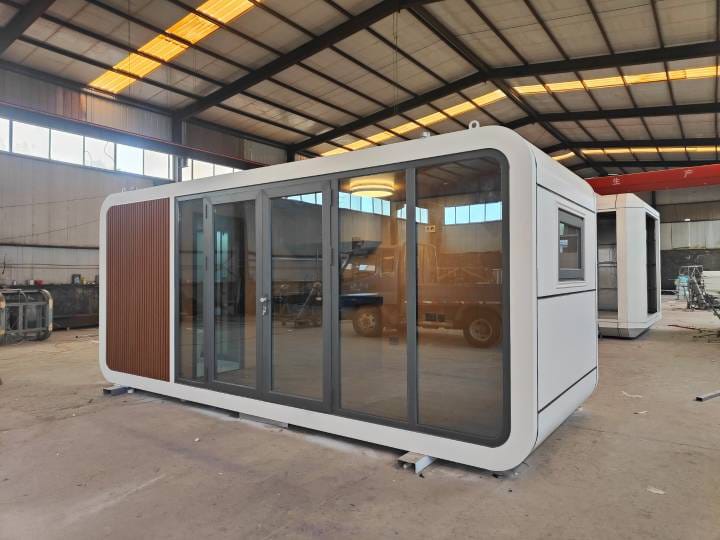 Mobil Kapszula Ház - Modern Konténer Villa Kültéri Használatra