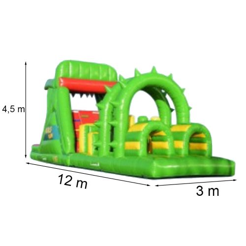 Krokodil ugrálóvár 12x3x4,8m