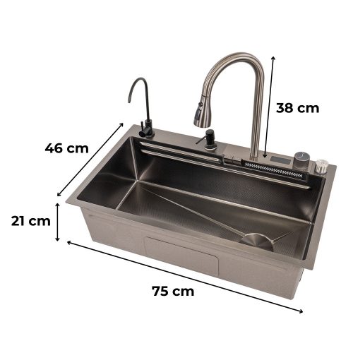 Rose III rozsdamentes mosogató