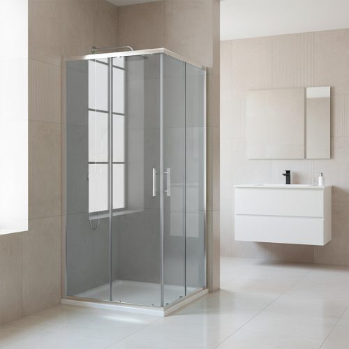 Soul 80x80 cm szögletes zuhanykabin tálca nélkül