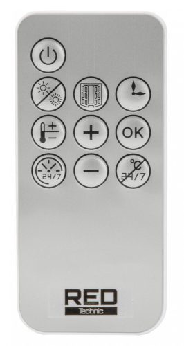 Légfüggöny 2000W Kerámia Fűtőtest RTGC0056 LCD