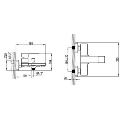 Mamba kád csaptelep