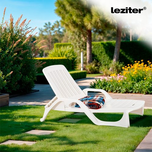 Miami napozóágy fehér