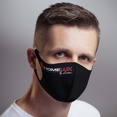 Homelux fekete mosható divatmaszk